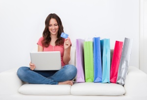 Woman Shopping Online